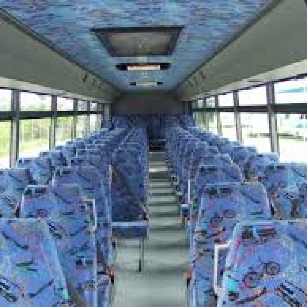 Luxury Coach Bus interior seating — Ballantyne Limousine, Charlotte NC