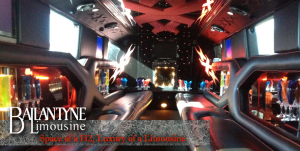 Hummer H2 stretch limo - interior