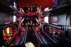 Limo party bus - interior